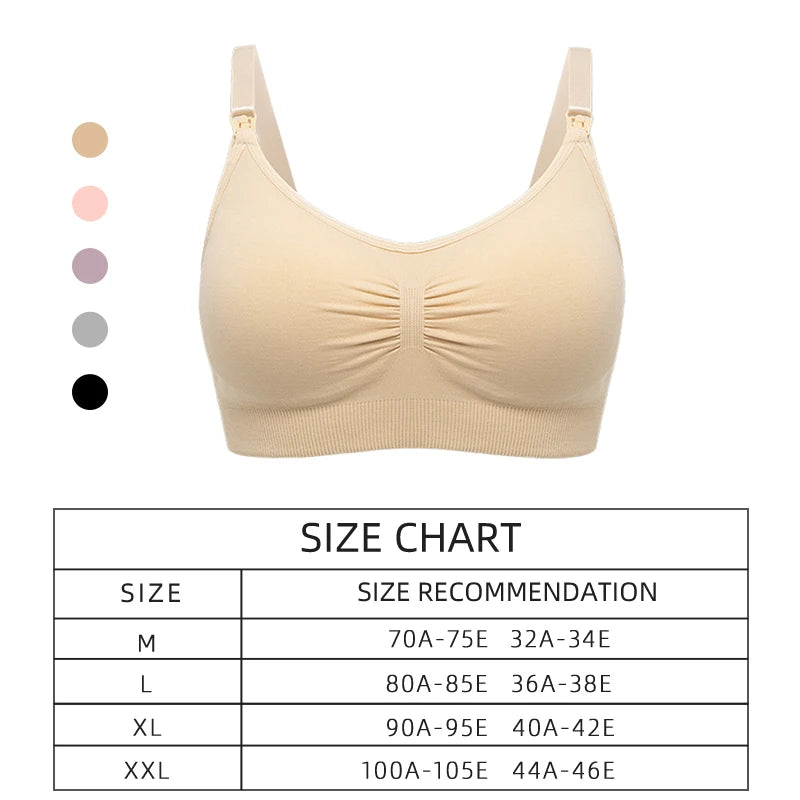 Wire-Free Adjustable Nursing Bra