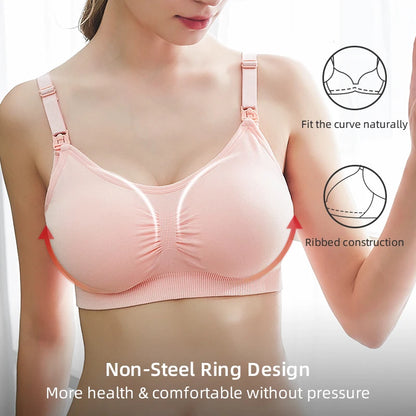 Wire-Free Adjustable Nursing Bra