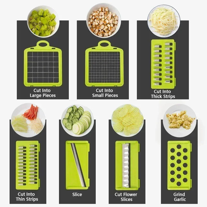 14/16-in-1 Multifunctional Vegetable Chopper