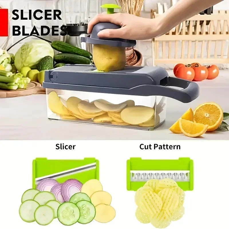 14/16-in-1 Multifunctional Vegetable Chopper