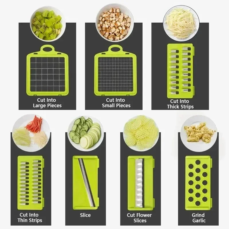 14/16-in-1 Multifunctional Vegetable Chopper