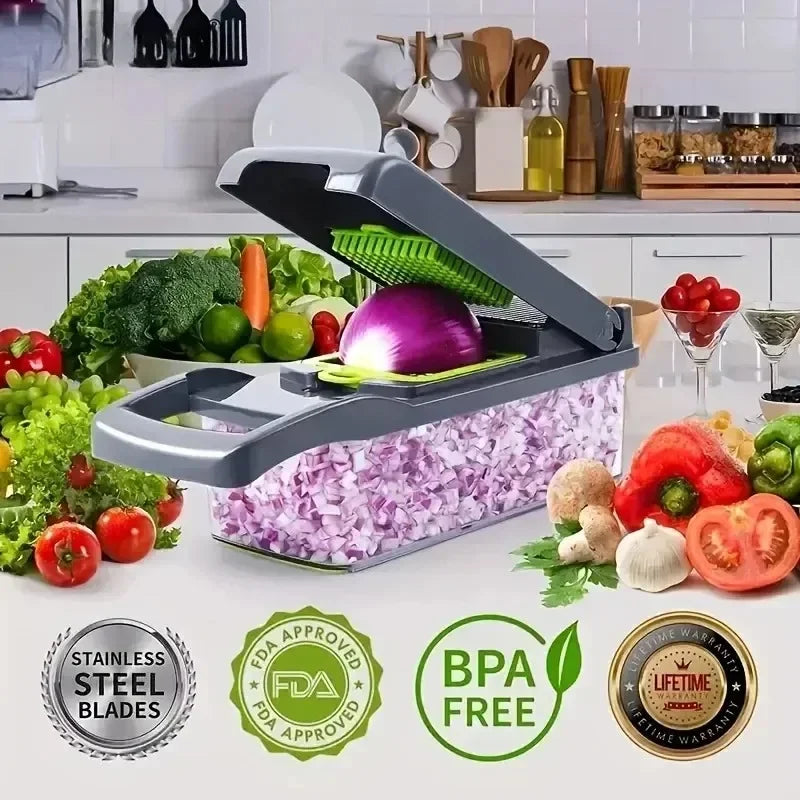 14/16-in-1 Multifunctional Vegetable Chopper